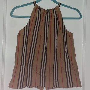 🤎BURBERRY🤎 Girls Sleeveless Shirt Size 12yr